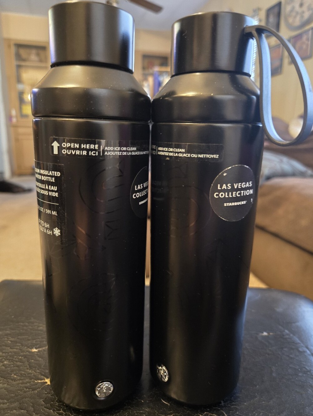 Starbucks Black Las Vegas Collection Insulated Bottle Pair